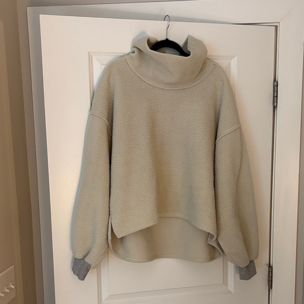 Cream Turtleneck Sweater